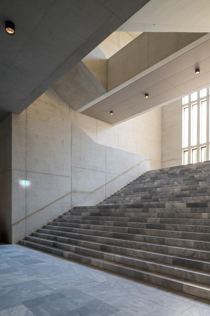 Kunsthaus Zürich, Chipperfield-Bau: Treppenaufgang