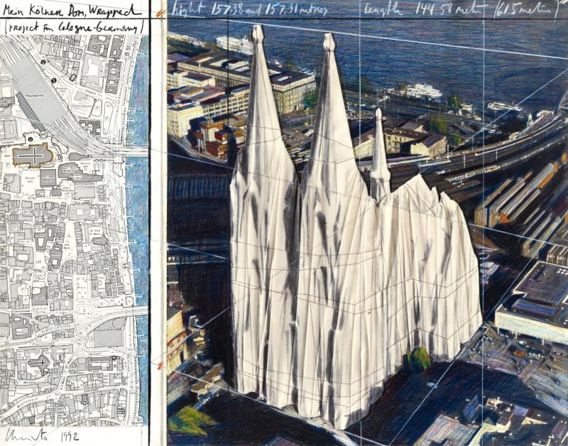 Christo - Mein Kölner Dom, Wrapped Lot 188