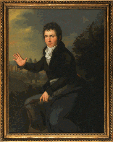 Ludwig van Beethoven, 1803, Willibrord Joseph Mähler, Wien Museum