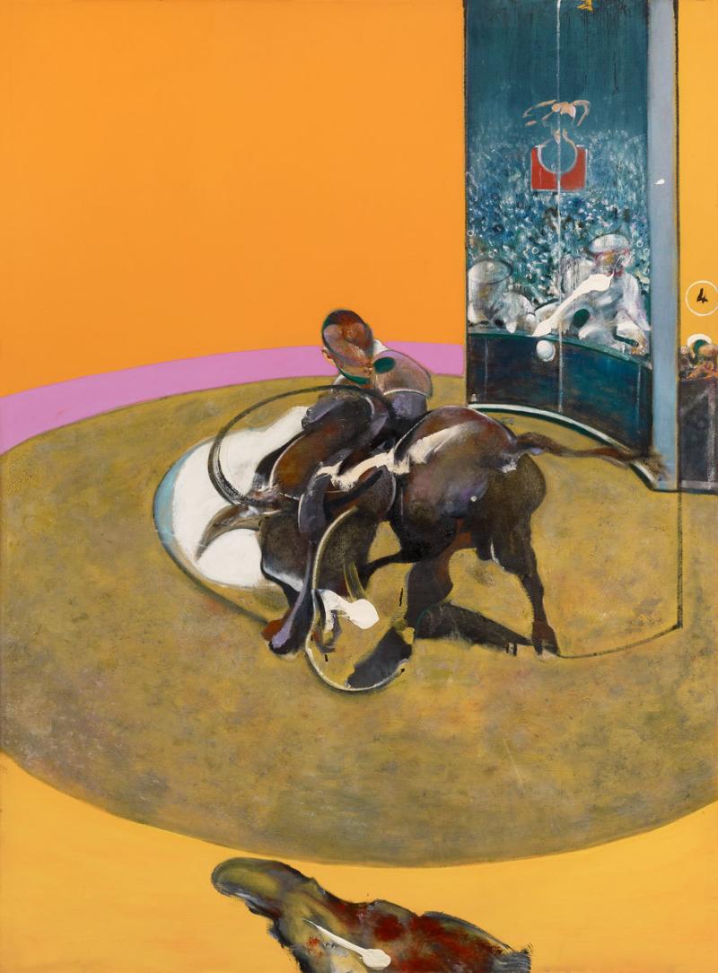 Francis Bacon, Study for Bullfight No. 1, 1969. Oil on canvas. 197.7 x 147.8 cm. Private collection © The Estate of Francis Bacon. All rights reserved, DACS/Artimage 2020. Photo: Prudence Cuming Associates Ltd.