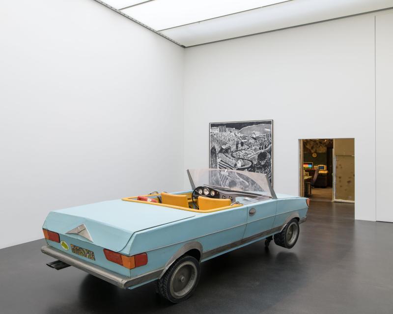 Ausstellungsansicht, Rinus Van de Velde. I’d rather stay at home, ..., Kunstmuseum Luzern, 2021, Foto: Marc Latzel