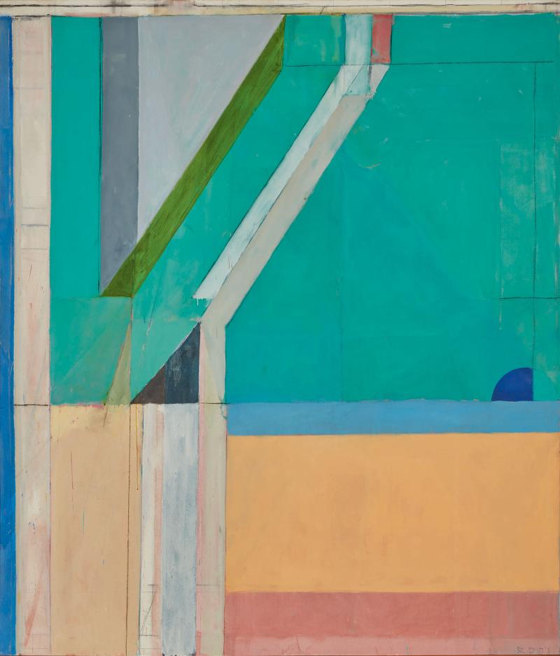 Richard Diebenkorn, Ocean Park No. 40 1971, Oil on canvas Estimate $20-30 million