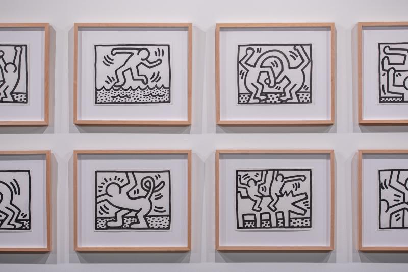 Keith Haring All drawings titled Untitled (Pop Shop Drawing) and estimated at $100,000/150,000 each