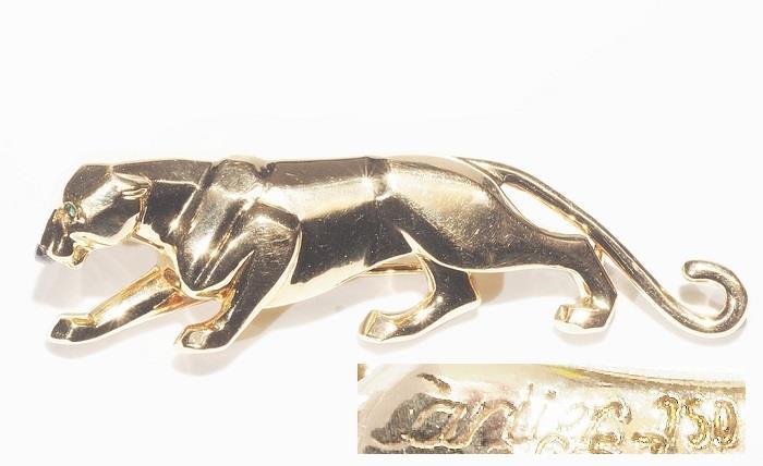 Vintage Brosche "Panther", CARTIER, signiert. Limit 2.400 EUR