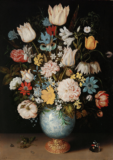 Ambrosius Bosschaert d. Ä. 1573–1621 tätig in Middelburg  Blumenstrauß 1609