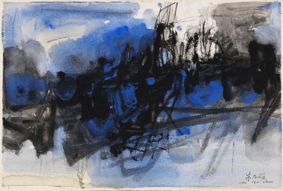 120003470 Teh-Chun Chu Composition N° 85, 1961. Gouache Schätzpreis: € 25.000 - 35.000