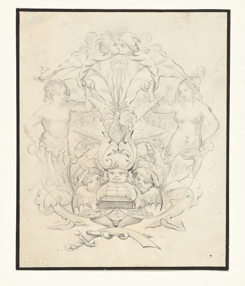 Philipp Otto Runge, Allegorisches Emblem Bleistift auf Papier   © TLM