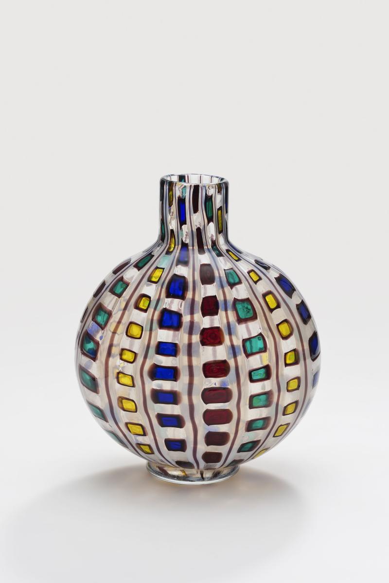 Diamentato, 1968 Entwurf: Ercole Barovier Ausführung: Barovier & Toso H: 32cm Glas, Technik: Murrine Foto: Martin Adam