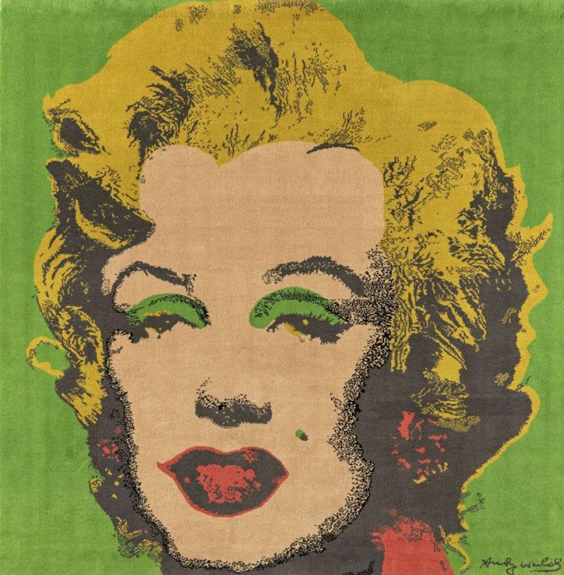 Andy Warhol (1928 – 1987)  Marilyn Monroe | 1997| Wandteppich | 185 x 180 x 5cm Ergebnis: € 19.350