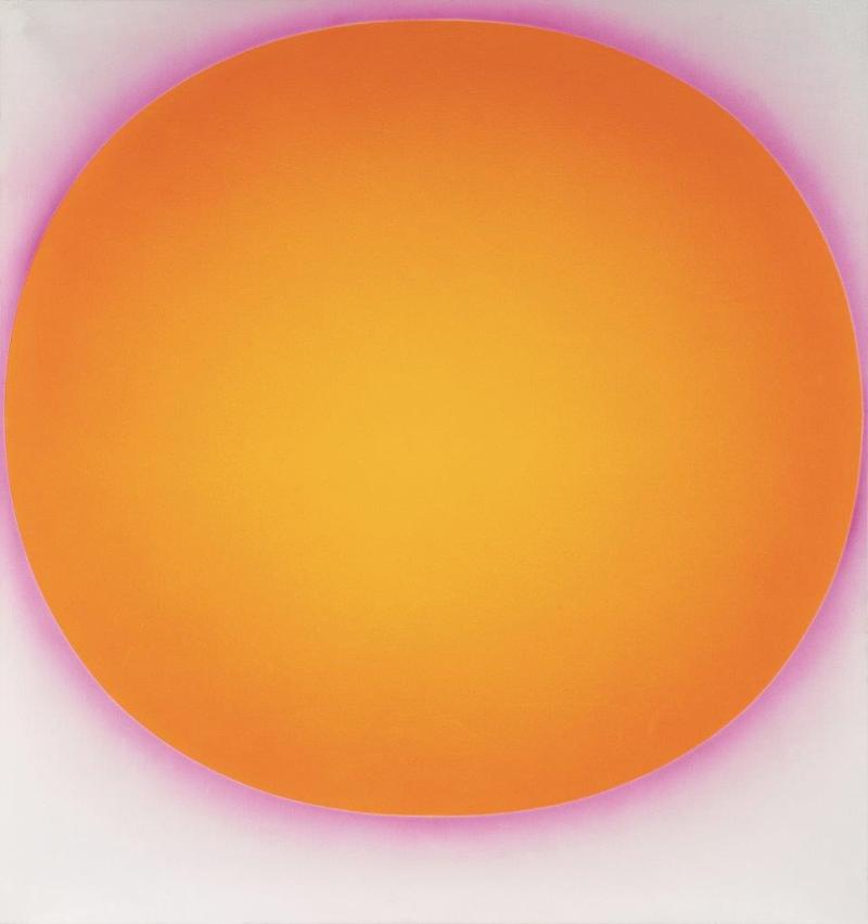 Rupprecht Geiger, 666/73, 1973, Acryl auf Leinwand, 150x140 cm, Foto: Andreas Pauly, München, Courtesy Archiv Geiger, München  © VG Bild-Kunst, Bonn 2020