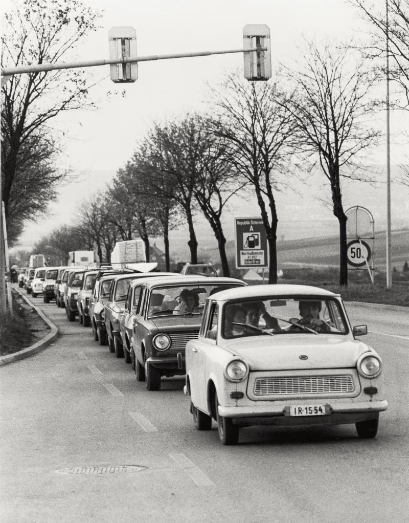 Burgenland, Ungarische Einkaufstouristen, 1989 (Quelle: Burgenländisches Landesarchiv, BF‐Fotosammlung)