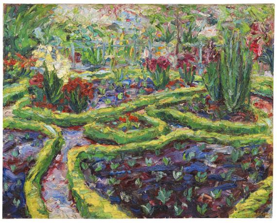 121002035 Emil Nolde	 Buchsbaumgarten, 1909. Öl auf Leinwand Schätzpreis: € 1.200.000 - 1.800.000