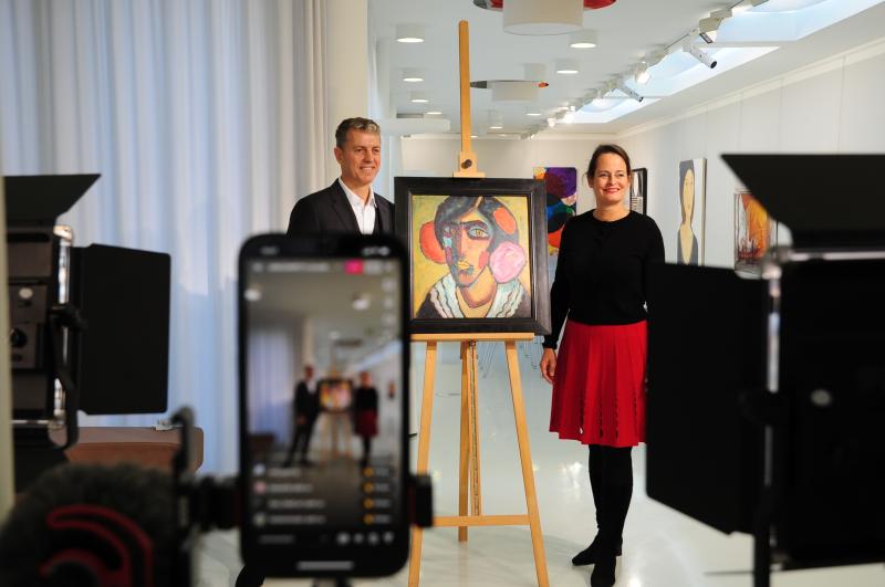 Robert Ketterer +Nicola Gräfin Keglevich präsentieren Jawlensky aus dem Evening Sale 10 Dezember 2021