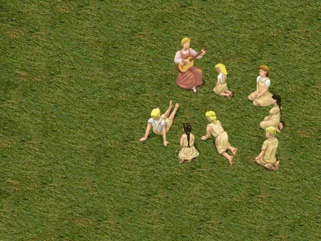 Picknick-Szene aus „The Sound of Music“. (c) Isometric Screenshots / Ermordung von Martin Luther King (Memphis, Tennessee, 1968), Jon Haddock, jhaddock at whitelead.com, 2000