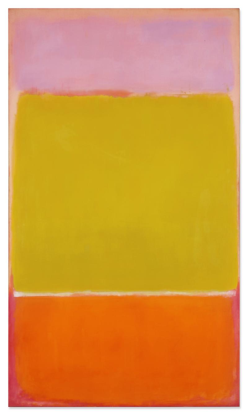 2. Mark Rothko, No.7. Price/ 82,468,500 USD (N10819)