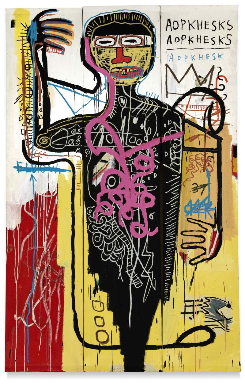 8. Jean-Michel Basquiat, Versus Medici. Price/ 50,820,000 USD (N10682)