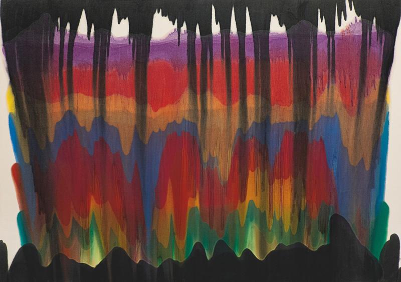 Morris Louis, Saf Heh, 1959, ASOM Collection, © All Rights Reserved. Maryland Institute College of Art/VG Bild-Kunst, Bonn 2022