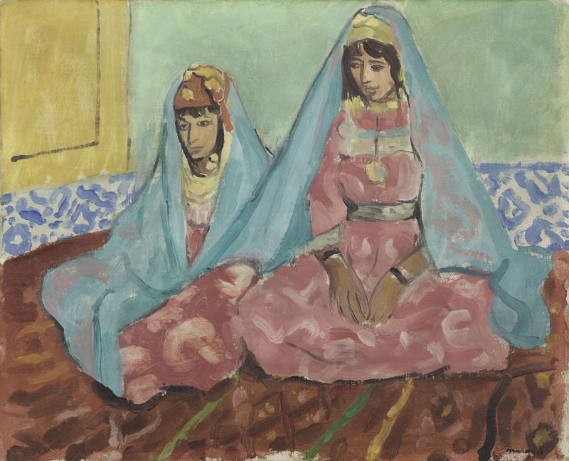 Albert Marquet, Frauen aus Laghouat, um 1921, Öl auf Leinwand, Centre Pompidou Paris - Musée national d'art moderne - Centre de création industrielle