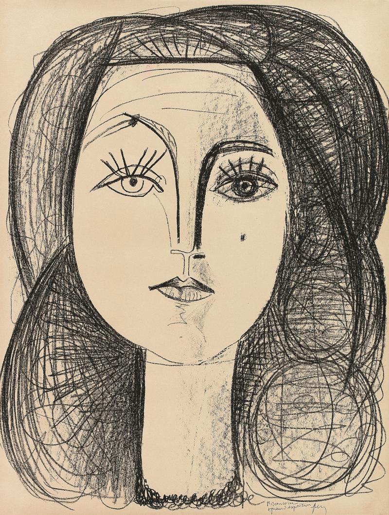 Pablo Picasso, Françoise, 1946, Lithografie © Succession Picasso / VG Bild-Kunst, Bonn 2022