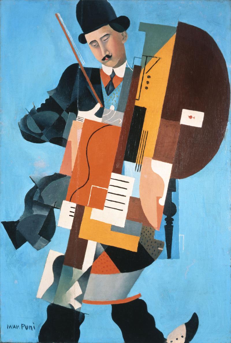 Iwan Puni, Synthetischer Musiker, 1921, © VG Bild-Kunst, Bonn 2020