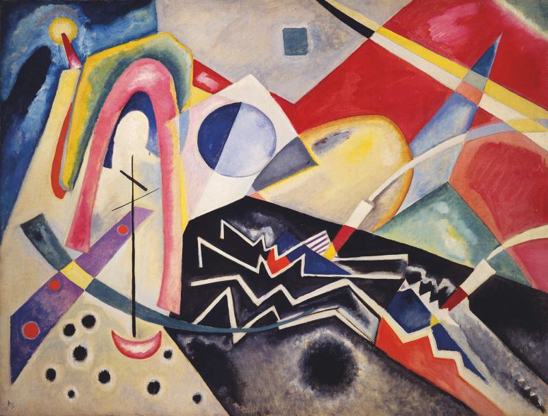 WASSILY KANDINSKY Zig zag bianchi Cà Pesaro Galleria Internazionale d'Arte Moderna Fondazione Musei Civici di Venezia