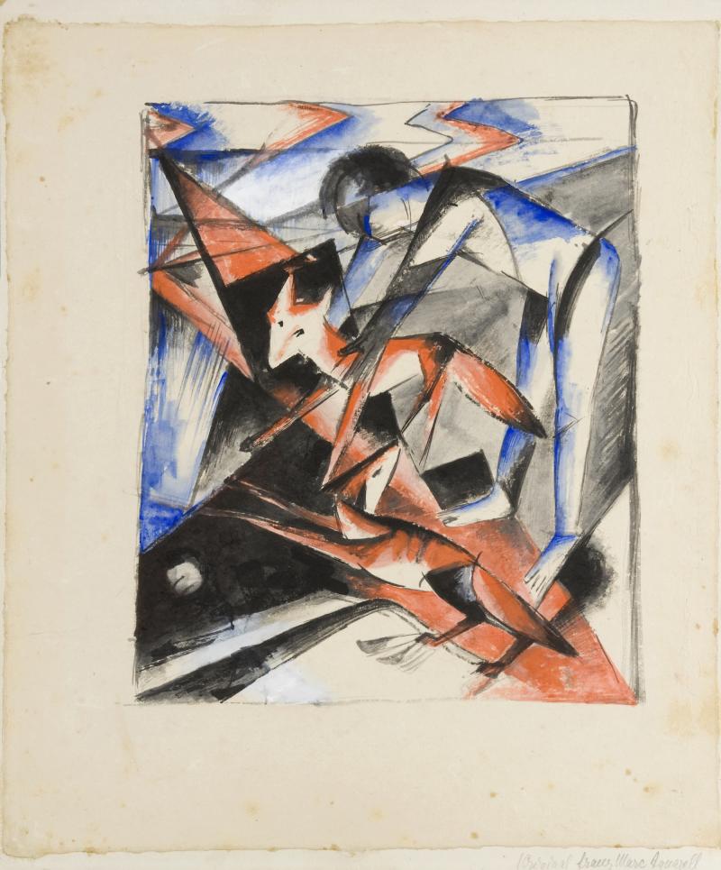 Franz Marc, Noah mit den Füchsen, 1913 Franz Marc Museum, Kochel am See, Foto: Walter Bayer, München