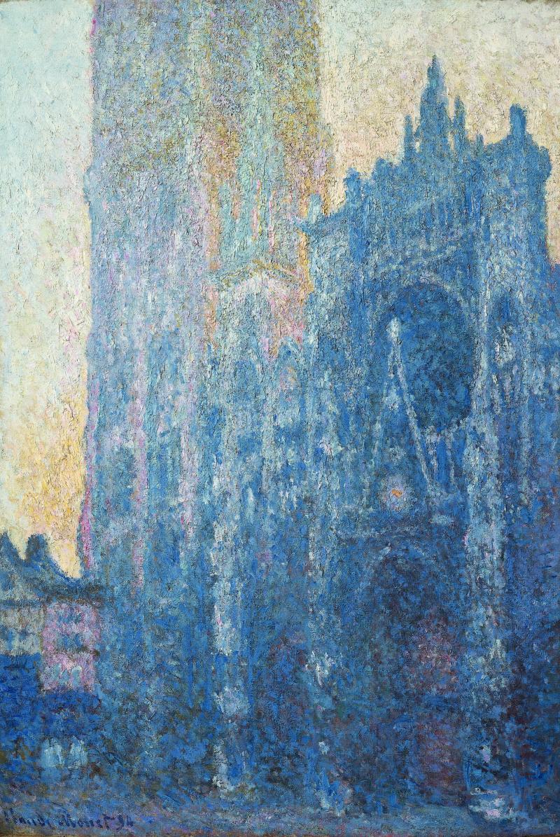 Claude Monet, La cathédrale de Rouen: Le Portail (Effet du matin), 1894  Öl auf Leinwand, 107 x 74 cm Fondation Beyeler, Riehen/Basel, Sammlung Beyeler Foto: Robert Bayer