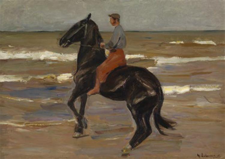 Max Liebermann, Reiter am Strand, 1909 Bucheim Museum der Phantasie, Bernried am Starnberger See