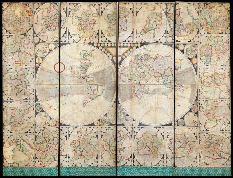 George Willdey  Map Screen, 1721