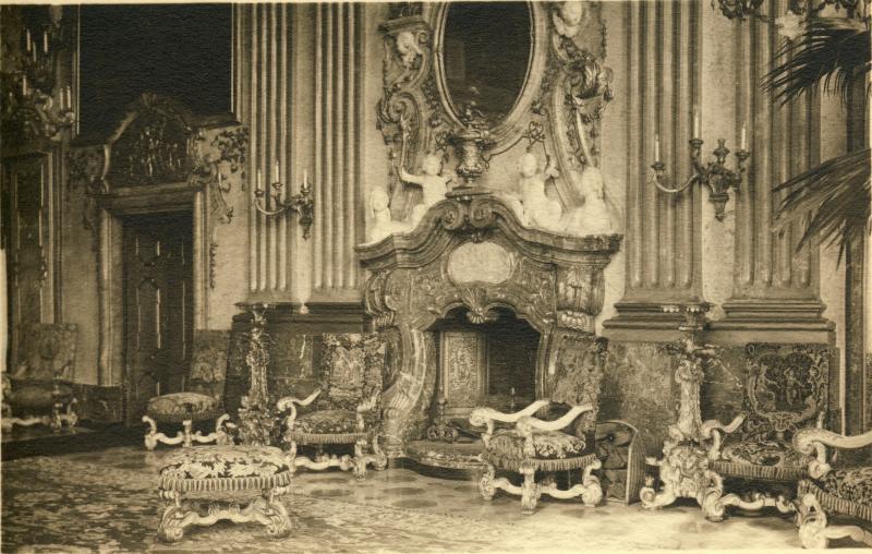 Marmorsaal im Schloss Fürstenstein, © Sammlung des Schlosses Fürstenstein