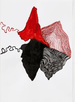 Leunora Salihu Untitled, 2021 | LS/GTS 121 ink on paper 46 x 36 x 3 cm | 19 x 14 x 1 in