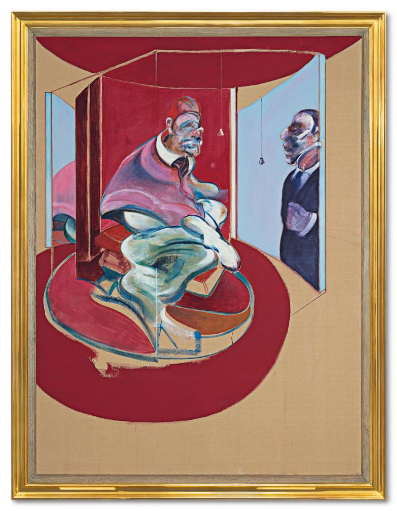 Lot 115. Francis Bacon, Study of Red Pope 1962, 2nd Version 1971, est. 40,000,000 - 60,000,000 USD