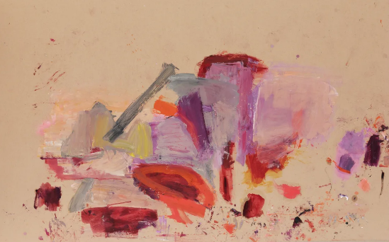 Martha Jungwirth Untitled, 2020 Oil on paper on canvas 171.5 x 248 cm