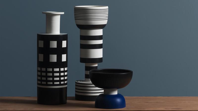 Bitossi, vases by Ettore Sottsass Jr., ph. Delfino Sisto Legnani