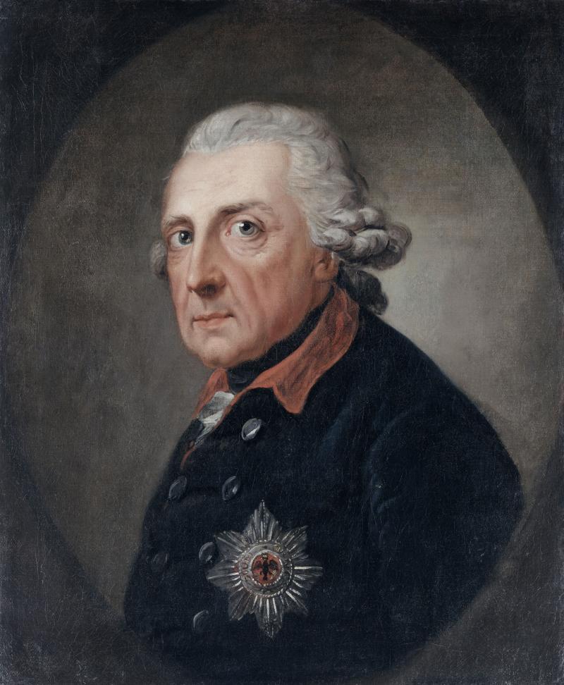 Anton Graff: Friedrich der Große, 1781/1786, Öl auf Leinwand © SPSG / Jörg P. Anders