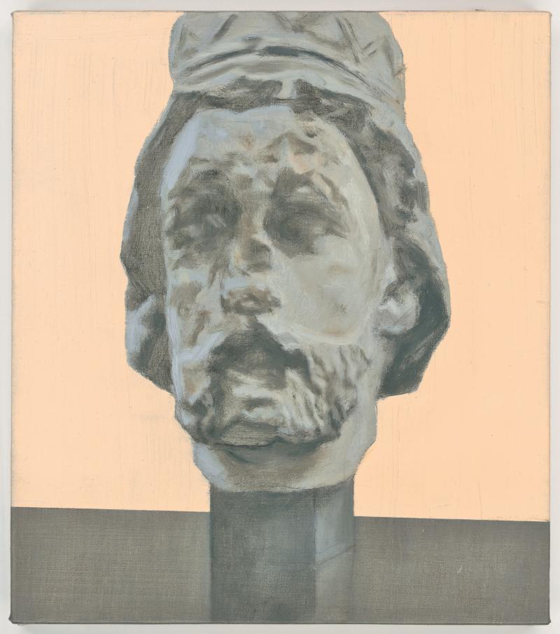 Tim Eitel, Head (Man with Crown), 2015 Öl auf Leinwand courtesy Galerie EIGEN + ART Leipzig/Berlin © VG Bild-Kunst, Bonn 2022, Foto: Uwe Walter, Berlin