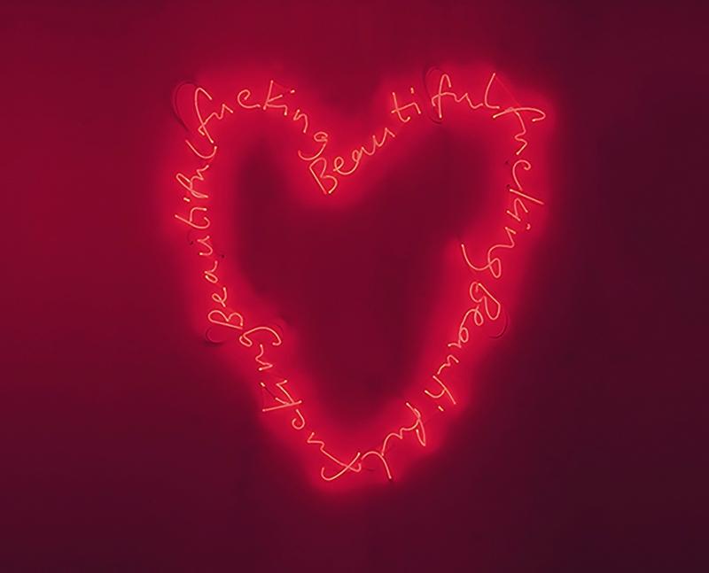 Tim Noble & Sue Webster, Fucking Beautiful (Hot Neon Pink), 2000 Heidi Horten Collection, © Bildrecht, Wien, 2022