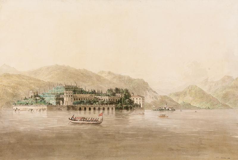 Joseph Rebell, Isola Bella am Lago Maggiore, 1812  © Museum Ortner, Wien