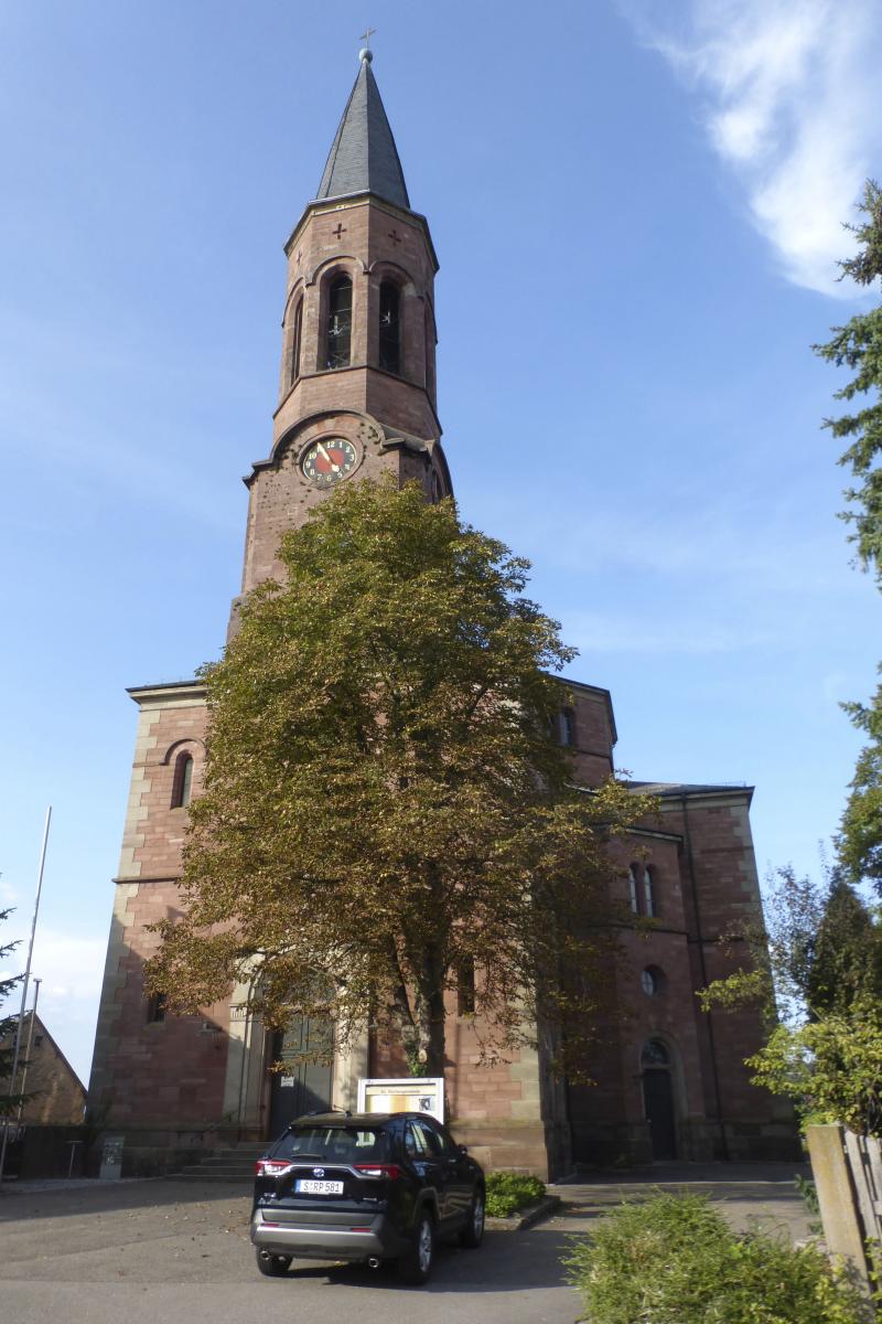 Evangelische Kirche Rheinbischofsheim in Rheinau * Foto: Deutsche Stiftung Denkmalschutz/Wegner