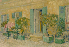 Exterior of a Restaurant in Asnières, Vincent van Gogh, 1887