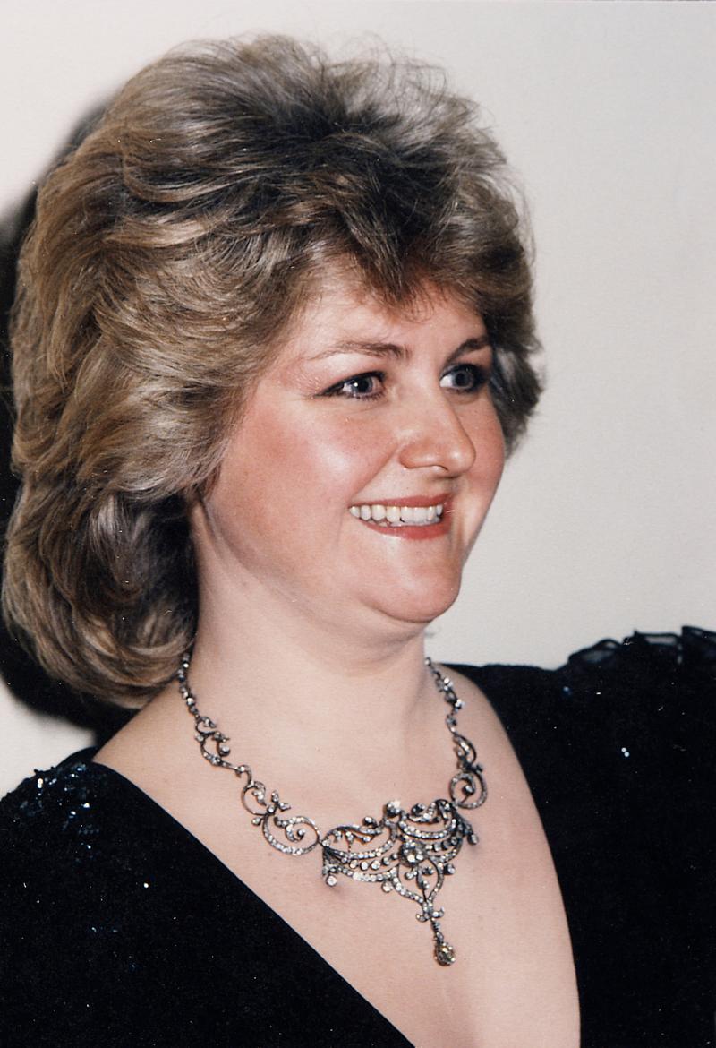 Edita Gruberová bei der Gala der Stars in der Staatsoper, 1986,  Copyright: KHM Museumsverband, Theatermuseum Wien