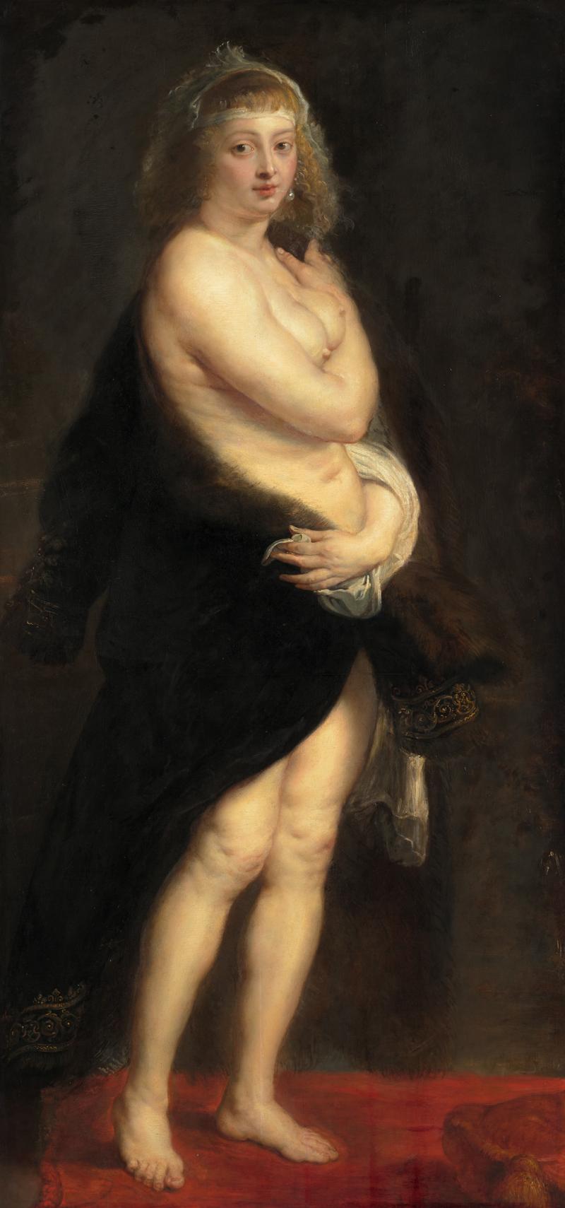 Peter Paul Rubens Helena Fourment (Das Pelzchen) 1636/38 Eichenholz, 178,7 × 86,2 cm Kunsthistorisches Museum Wien © KHM-Museumsverband