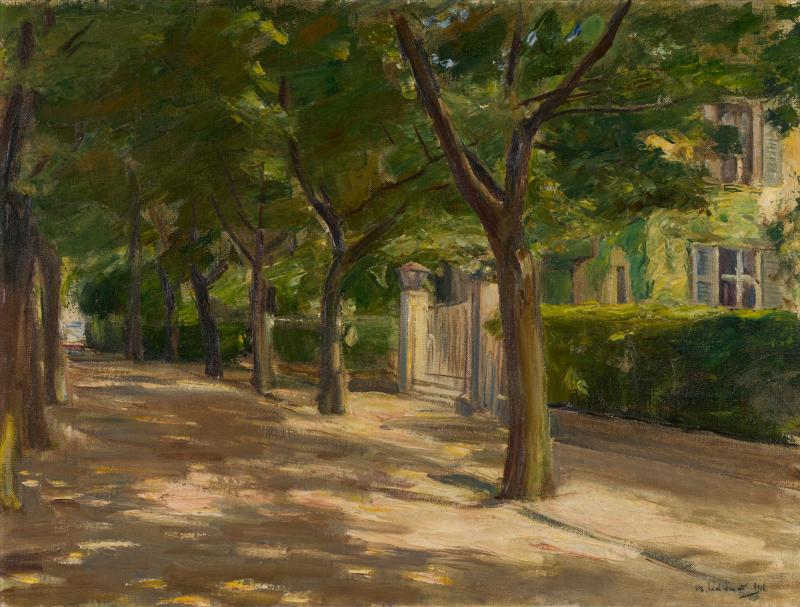 Max Liebermann (1847 – 1935) Colomierstraße in Wannsee | 1916 | Öl auf Leinwand | 70 × 90 cm Taxe: € 200.000 – 250.000