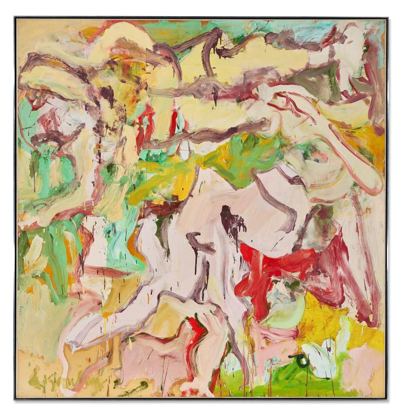 Willem de Kooning, Montauk II, 1969. Image Courtesy of Sotheby’s  Willem de Kooning, Montauk II  1969, Oil on paper mounted on canvas  Estimate $10-15 million