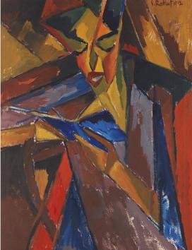 Karl Schmidt-Rottluff – Lesende (Else Lasker-Schüler) Öl auf Leinwand, 1912 102 x 76 cm Schätzpreis: € 700.000 – 900.000