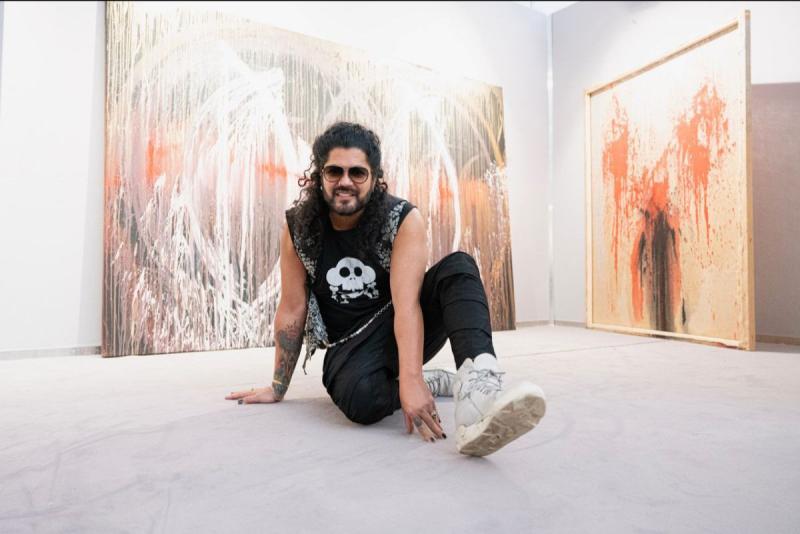 Enrique Fuentes bei der Art at the Park © Michael Otto