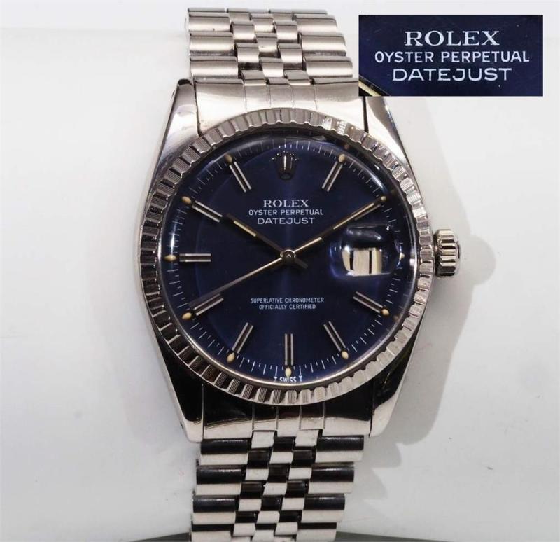 ROLEX - Datejust Herrenarmbanduhr. Limit 5.500 EUR