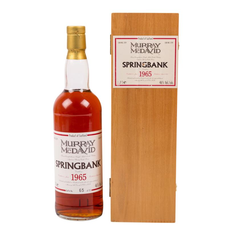 120 SPRINGBANK Single Malt Scotch Whisky '...  Region: Campbeltown, Springbank Distillerie, 46% Vol., 700 ml, Füllstand im Flaschenhals/Schulter, i...  Startpreis 5.500 EUR