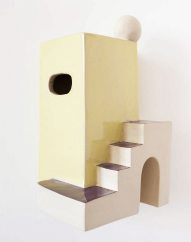 Zidoun-Bossuyt Gallery / Martine Feipel & Jean Bechameil, Shelter #37, 2022, ceramic, varnish, 40 x 28 x 24 cm