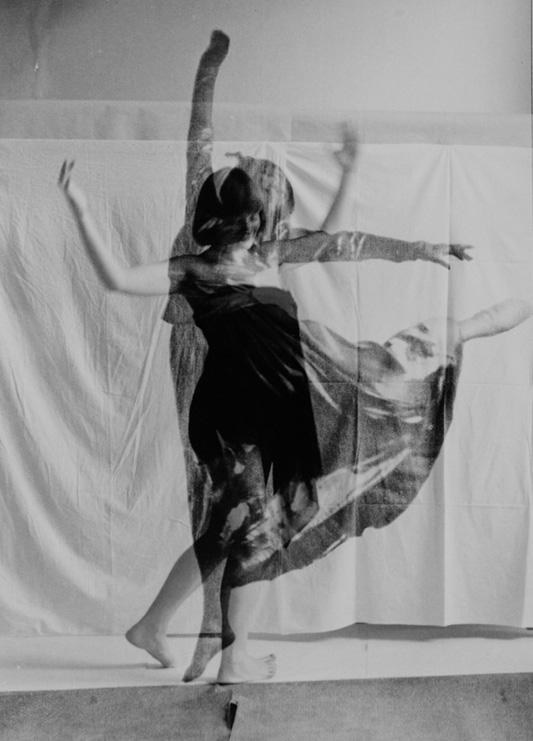 Orshi Drozdik, Individual Mythology: Free Dance, 1975, silver gelatin photo, 25.4 x 20.3 cm, Orshi Drozdik. EINSPACH